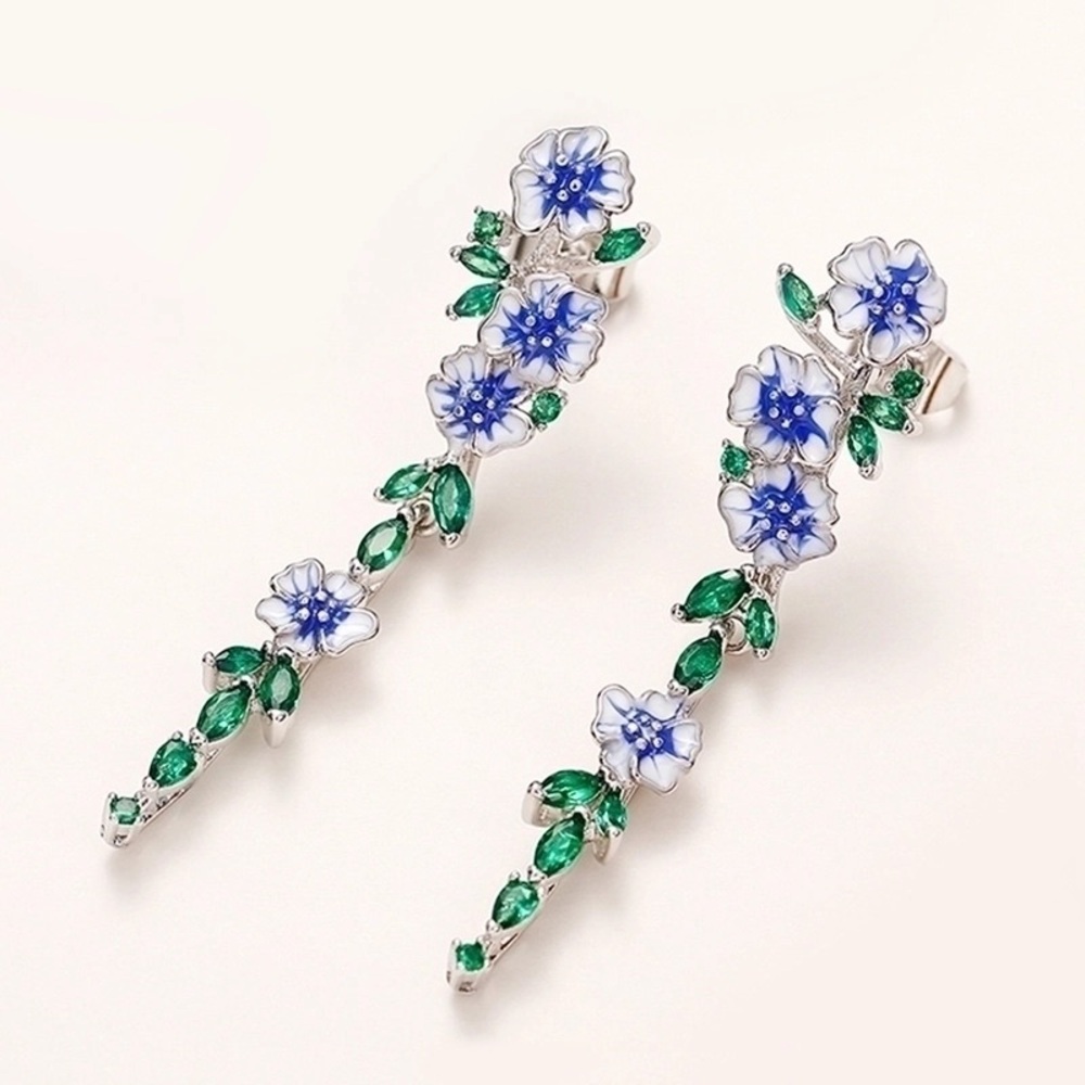 Bloom Drop Earrings - Picture 2 of 6
